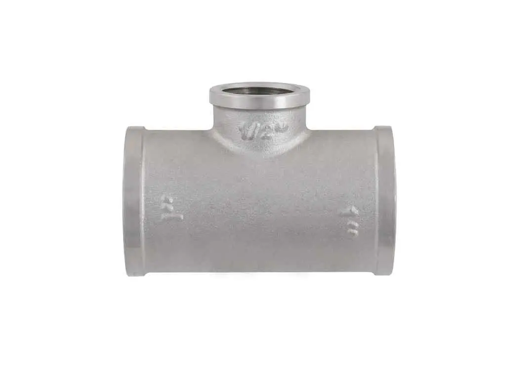 Трійник RAFTEC 1"Вх1/2"Вх1"В латунь, ВВВ, DN25х15х25, нікель, TVVV030103 - фото 2