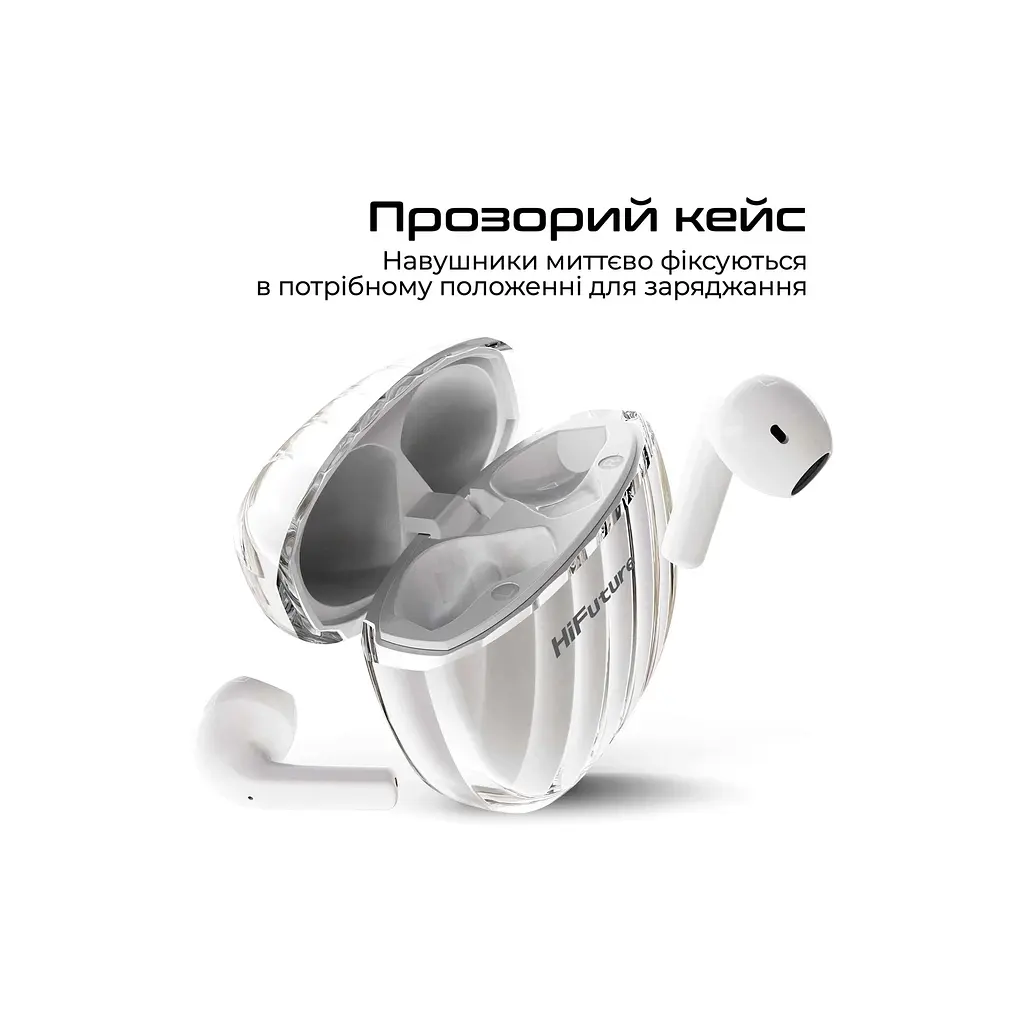 Навушники HiFuture FlyBuds3 Blue (flybuds3.blue) - фото 7