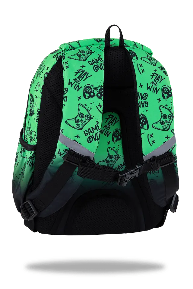 Рюкзак CoolPack Jerry Game Over 19 л 39х28х19 см зелений (F029969) - фото 5