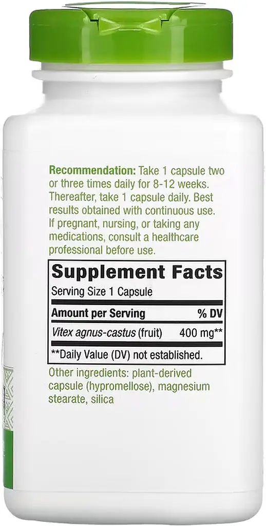 Натуральная добавка Nature's Way Vitex Fruit, 320 вегакапсул - фото 2
