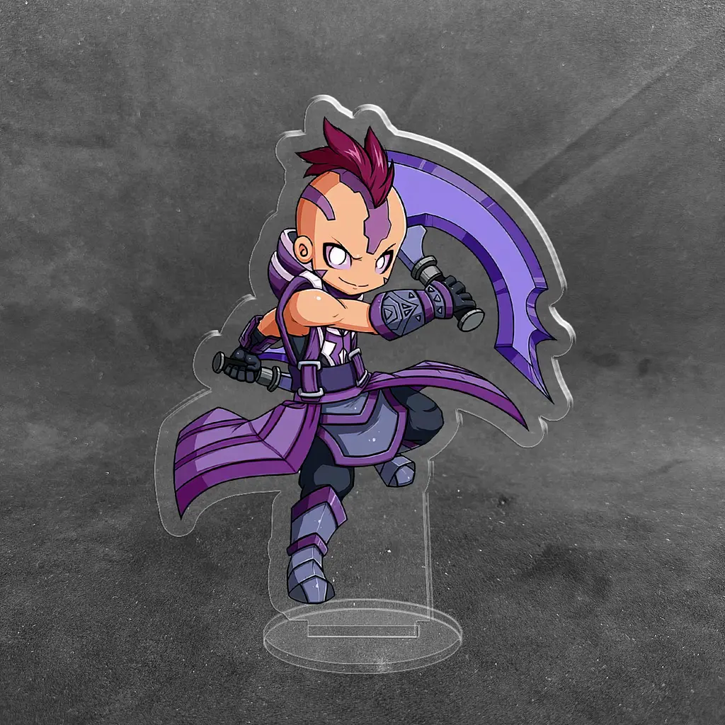Акрилова колекційна фігурка World of Warcraft Чібі Chibi Dota 2 Anti-Mage 10 см - фото 2