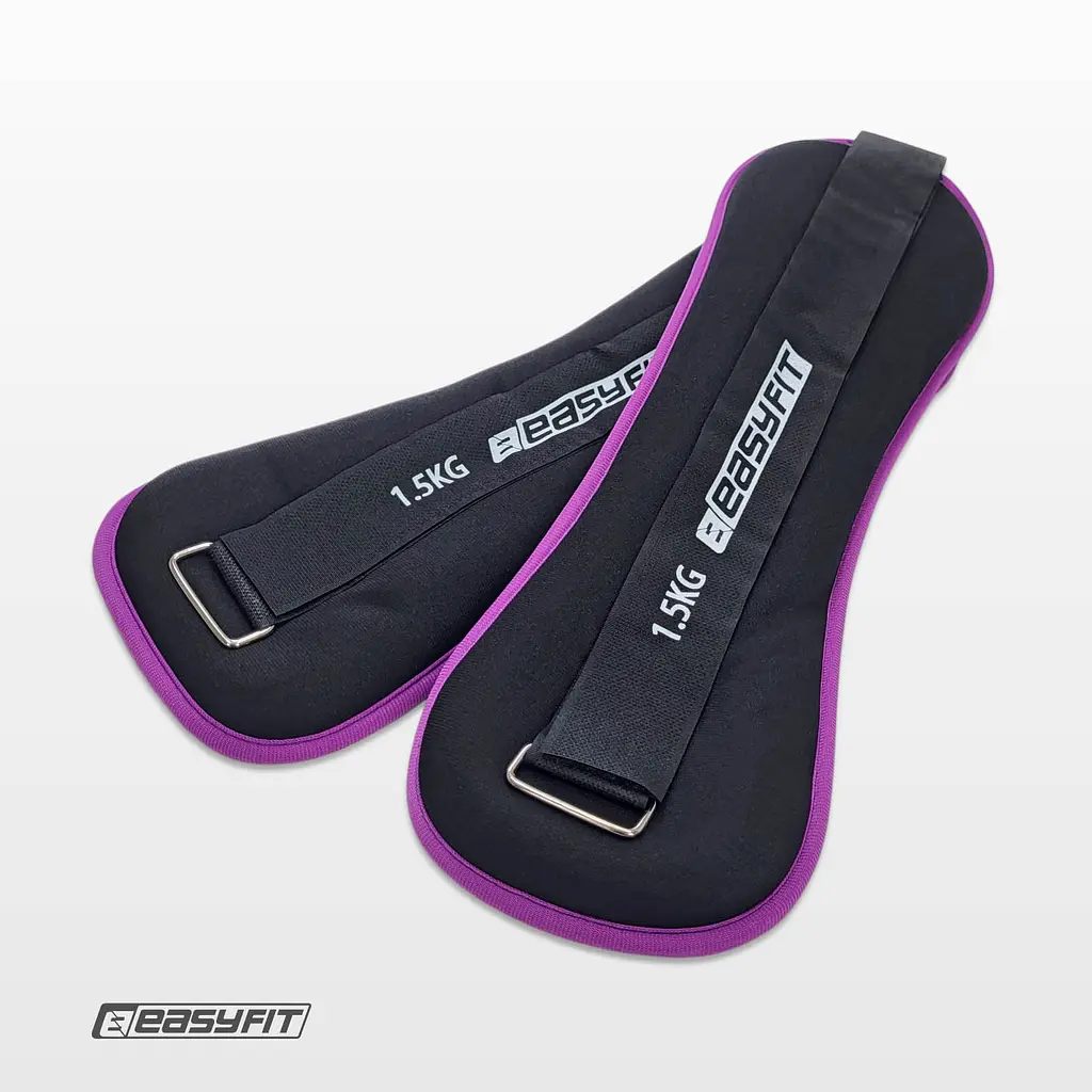 Обтяжувачі EasyFit Comfort 1,5 кг для ніг та рук з металом (пара) (EF-1015-V) - фото 4