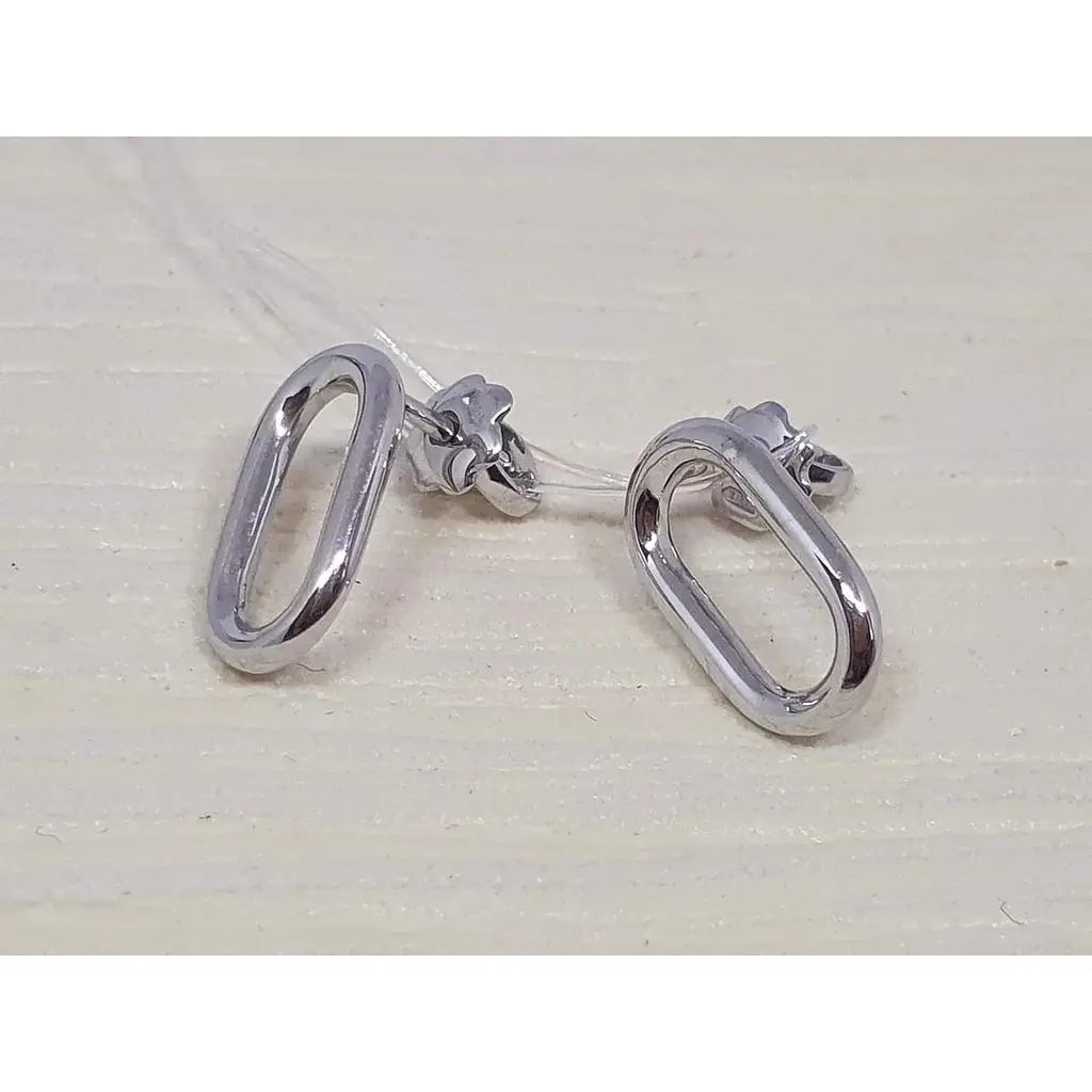 Срібні сережки-пуссети Qvaliz. 90201382 - фото 2