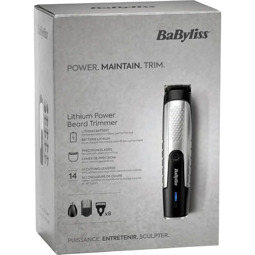 Тример для бороди та вусів BaByliss T812E [155576] - фото 11