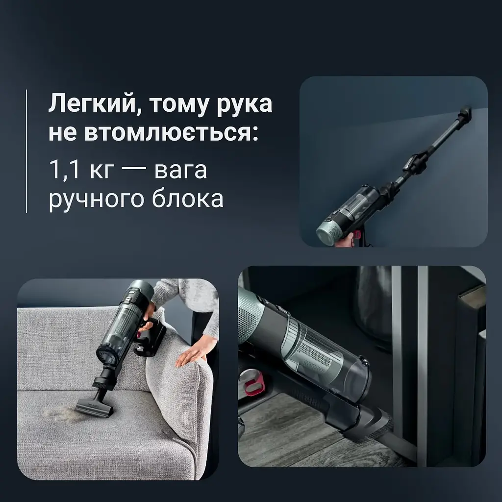 Акумуляторний пилосос Rowenta X-Force Flex 10.80 RH7A35E0 - фото 8