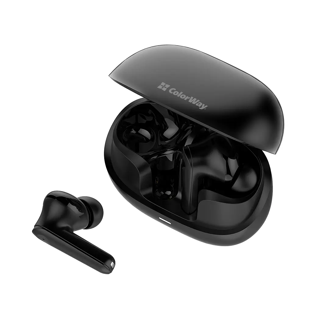 Навушники ColorWay Slim TWS-1 Earbuds Long Life Black (CW-TWS1BK1) - фото 4
