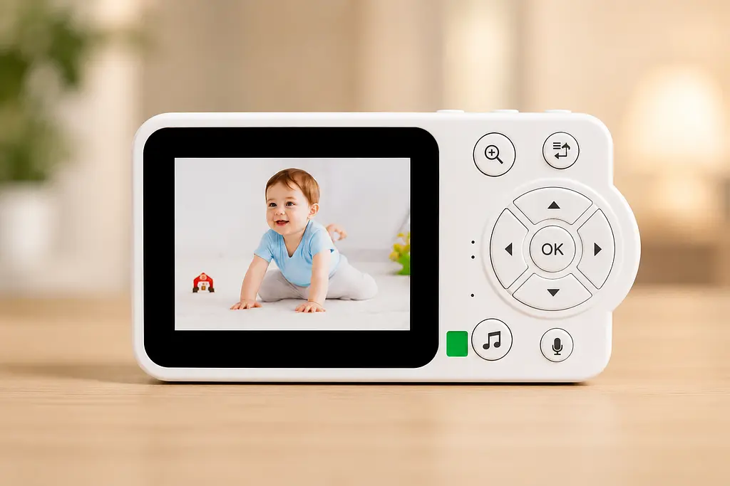 Відеоняня C3 з LCD-дисплеєм 2,8 дюйма / Відеоняня з нічним баченням та двостороннім зв'язком - фото 3