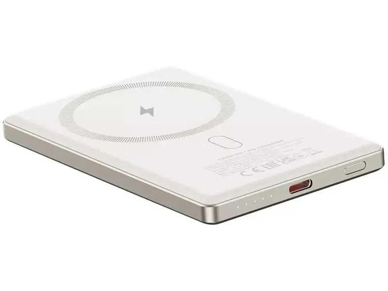 Зовнішній акумулятор (Power Bank) Canyon OnCharge 505 slim 5000mAh 20W Beige (CNS-CPB505BE) - фото 5