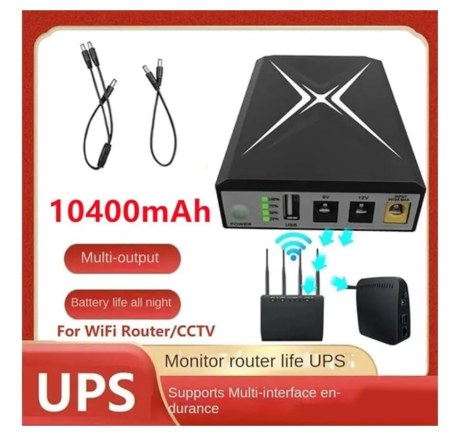UPS ИБП для роутера, ONU модема, Wi-Fi интернет без света, Voltronic DC18W 10400mAh - фото 2