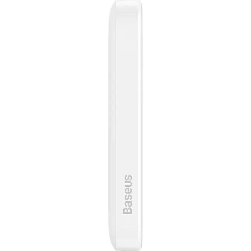 Зовнішній акумулятор Baseus Magnetic Bracket Mini 6000mAh 20W White (P10059002223-00/P10059003222-00) [102129] - фото 6