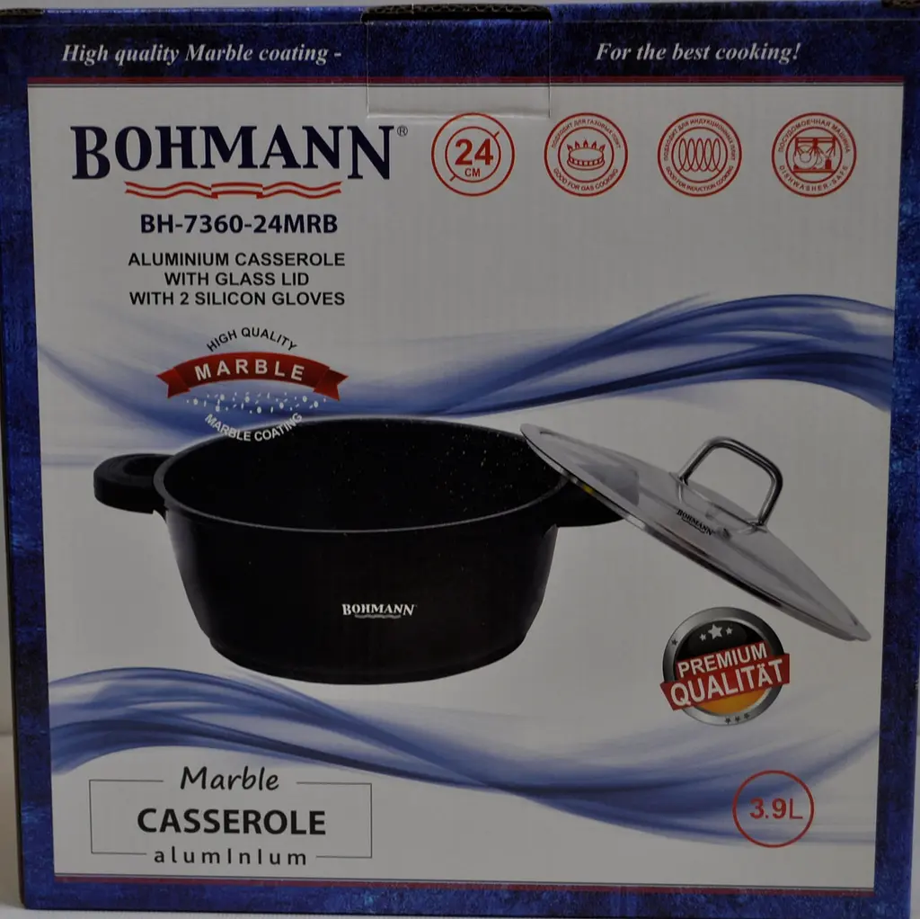 Каструля Bohmann BH 7360-28 MRB 5,8 л - фото 4
