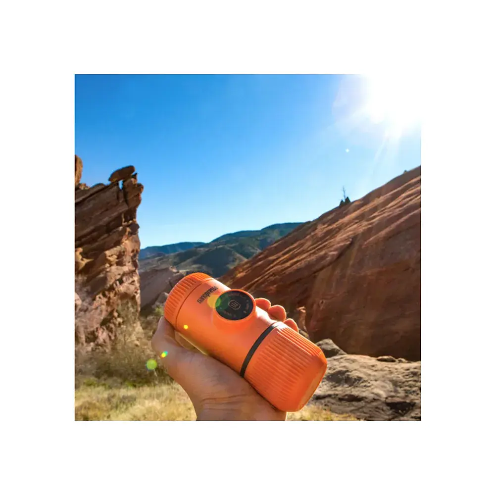 Кавоварка кемпінгова Wacaco Nanopresso помаранчева (WNANOORNG) - фото 6