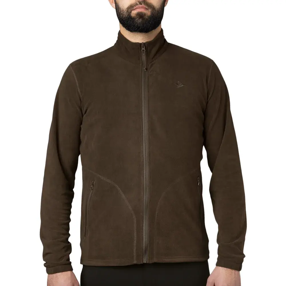 Кофта Seeland Benjamin fleece 3XL Темно коричневий - фото 4