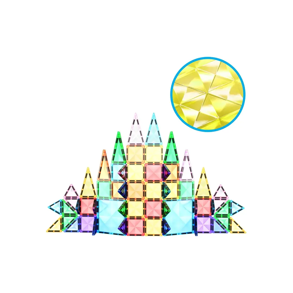 Конструктор Picasso магнітний Tiles Mini Diamond Series Set 60 деталей (817338022303) - фото 2