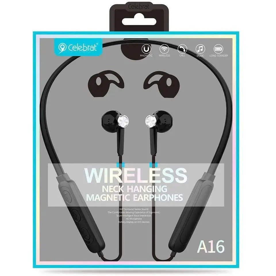 Наушники Celebrat A16 Bluetooth с затылочной дугой - фото 3