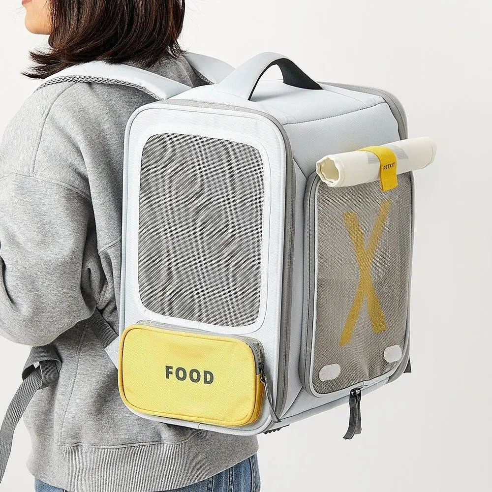Рюкзак-переноска Petkit Breezy xZone Pet Carrier Grey P7703 (P7703 Grey) - фото 6