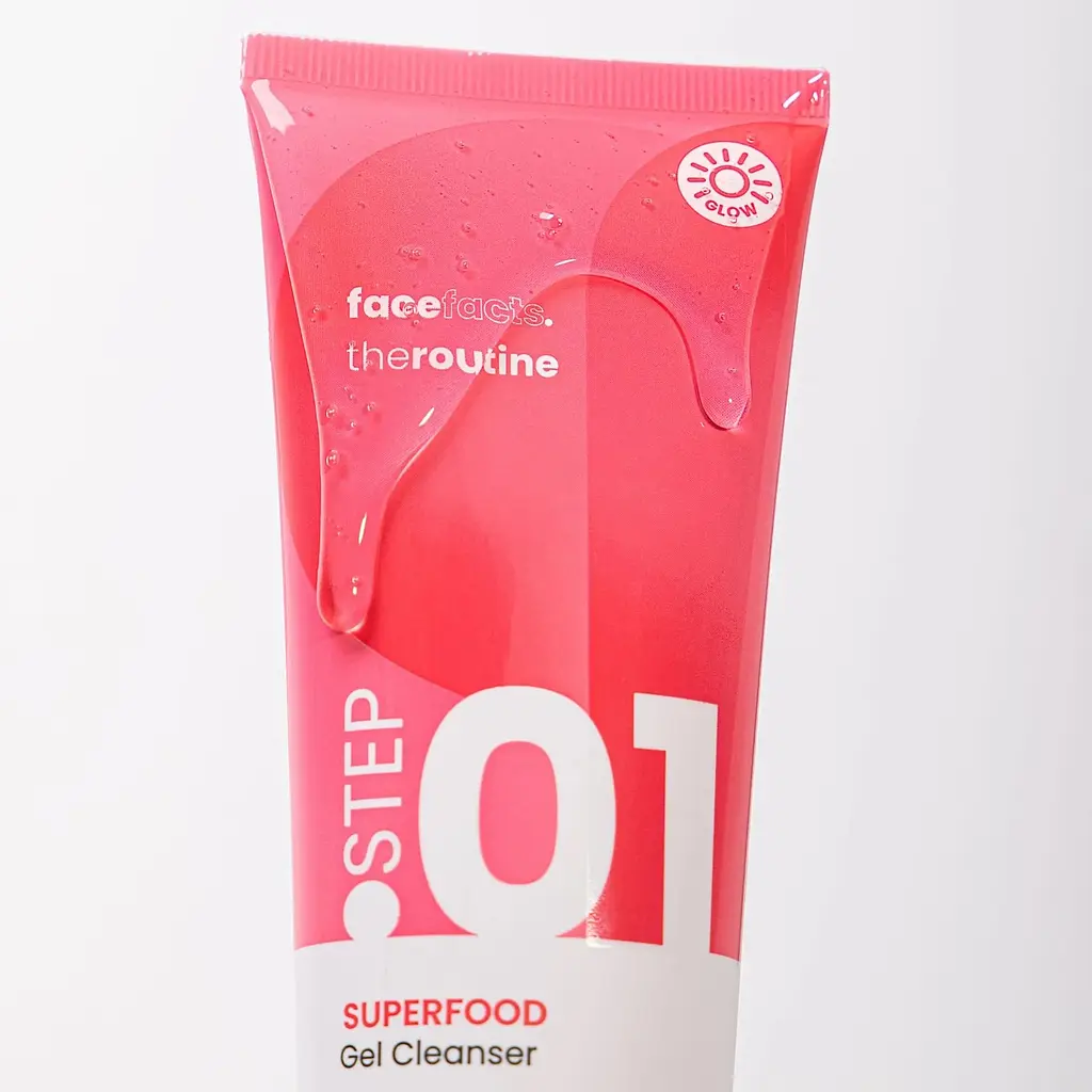 Очищуючий гель для шкіри обличчя Superfood The Routine Face Facts 120 мл - фото 2