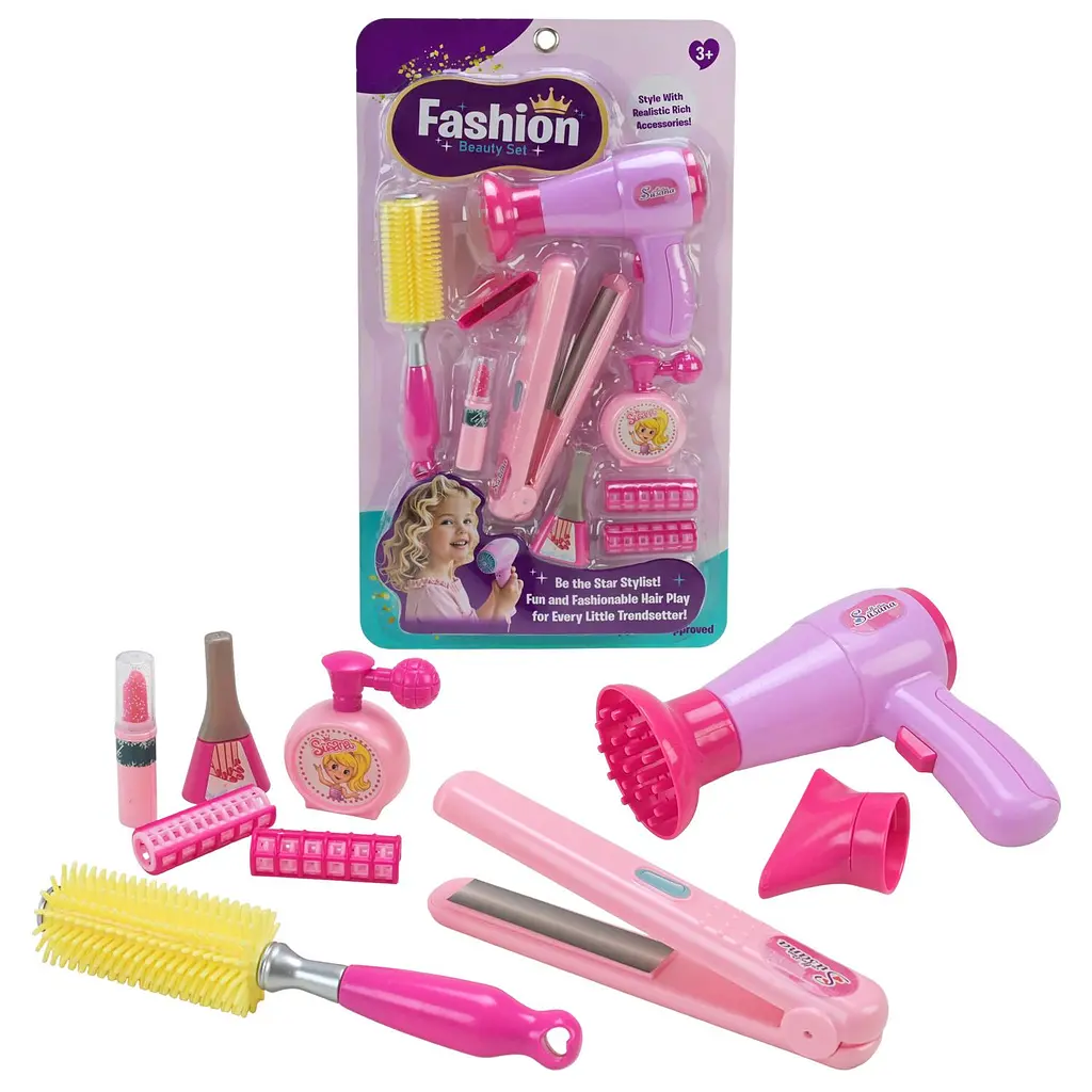 Ігровий перукарський набір Fashion + Beauty Set з феном та косметикою (BE2510)