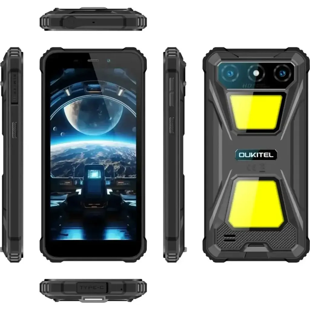 Смартфон Oukitel G5 4/256Gb Black Global version - фото 2