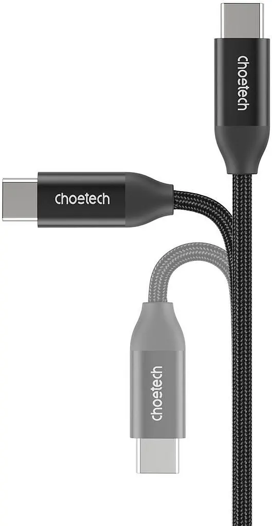 Кабель USB 3.1 Type-C M-M, 1.2 м, 240W Gen2, обплетення Choetech - фото 2