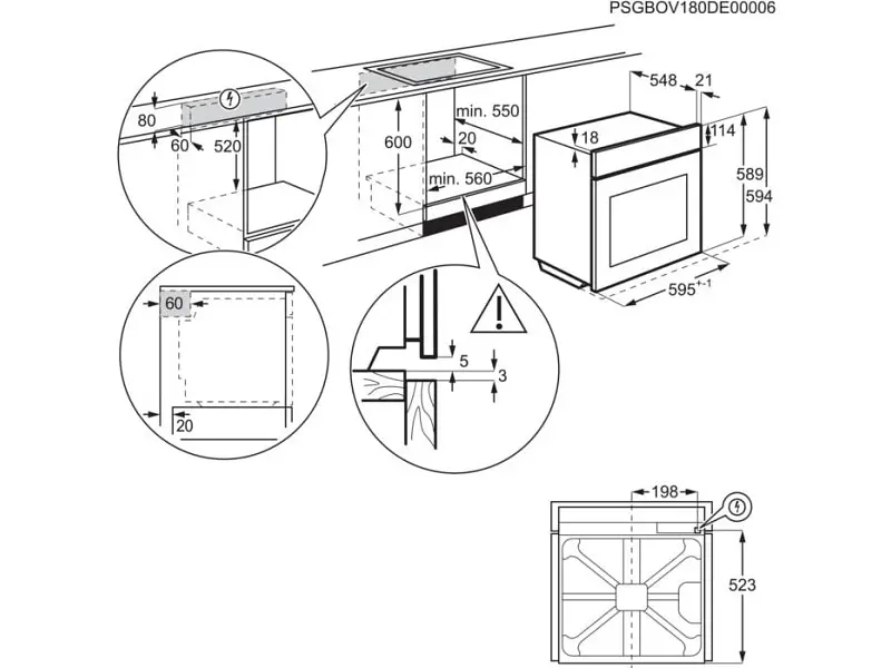 Духова шафа Electrolux EOD4P57H - фото 2