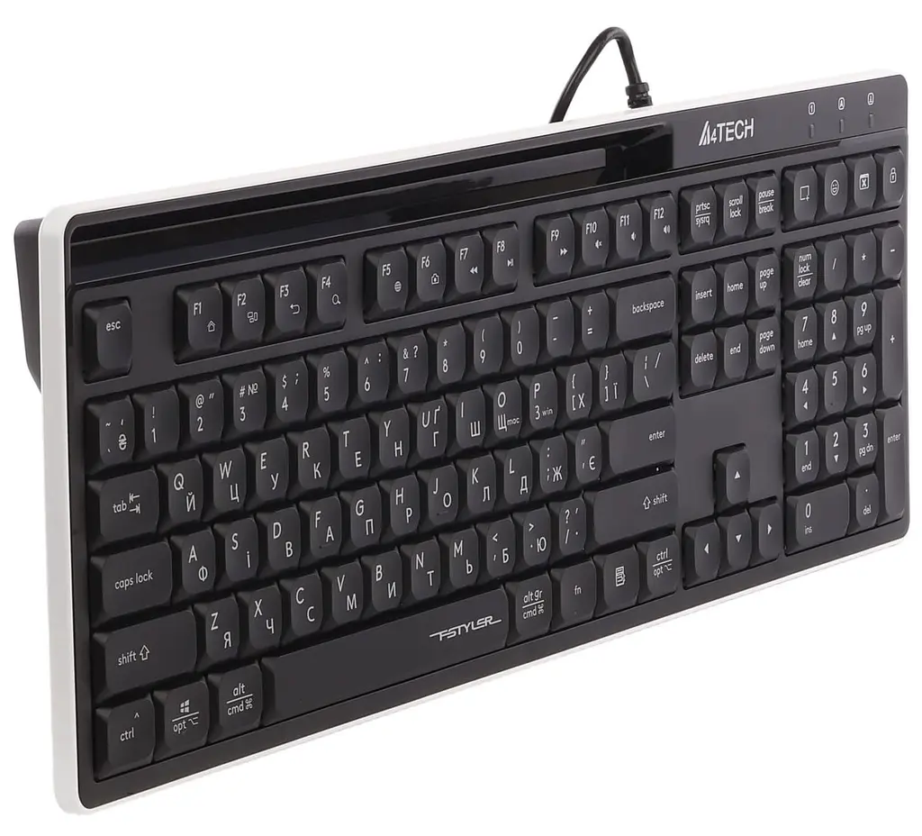 Клавіатура A4Tech Fstyler FX72 USB Black (FX72 (Black)) - фото 2