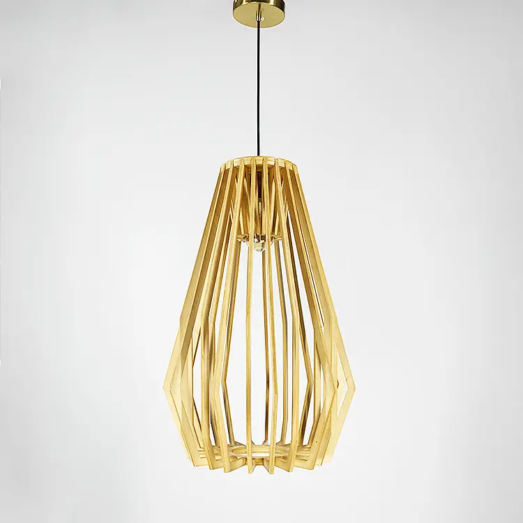 Деревянный подвесной светильник | Line F | Арт. MJ72/1 - фото 9