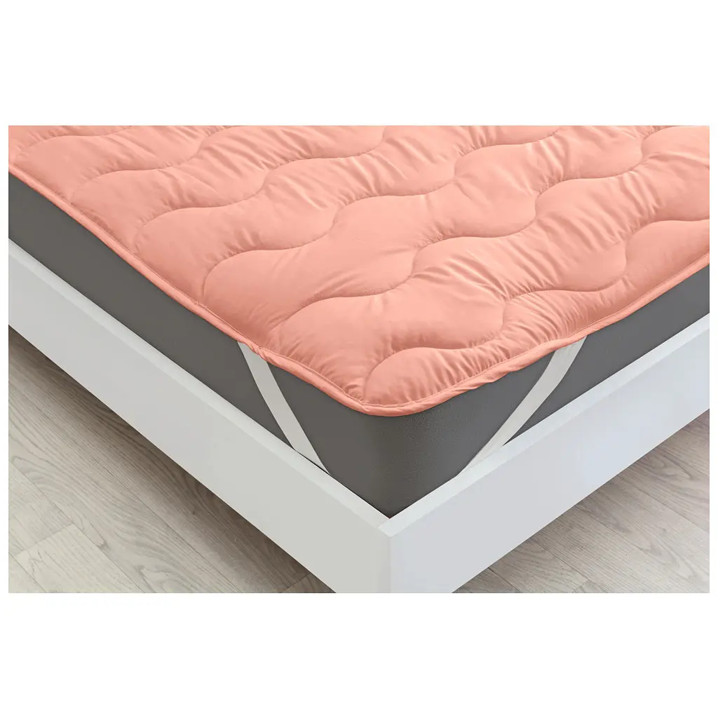Наматрацник MirSon №1759 Eco Light Coral Cotton на гумці в кутках 70x190 см (2200003711561) - фото 5