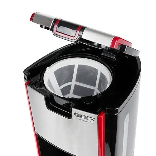 Кофеварка капельная кофемашина Camry CR 4406 стильная Польша 1.2 л 900 Вт черная - фото 4