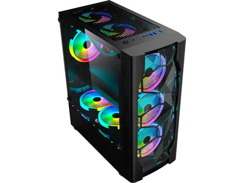Корпус 1stPlayer D4-BK-4F1 - фото 2