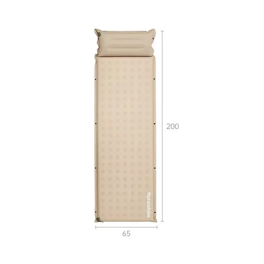 Туристичний килимок Naturehike CNK2550WS025, вологостійкий, 200х65х3 см, зелений (6977465868817) - фото 2