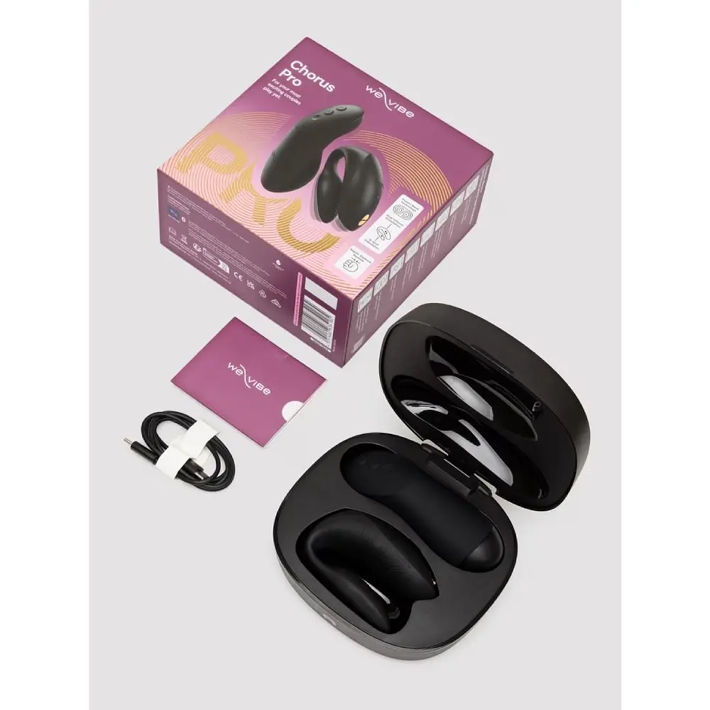 Вібратор We-Vibe Chorus Pro Satin Black для пар зі смарт-управлінням - фото 2