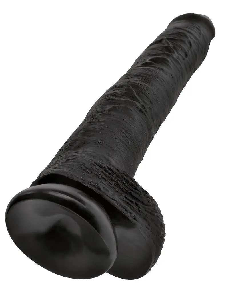 Фаллоимитатор King Cock 14" With Balls 37 см черный - фото 4