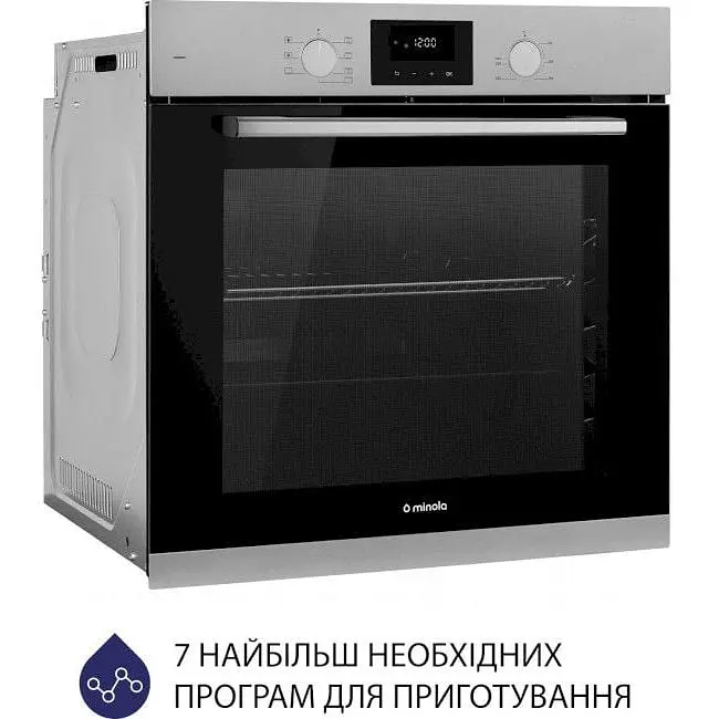 Духова шафа Minola EOD 675 Dove Gray Сірий - фото 3