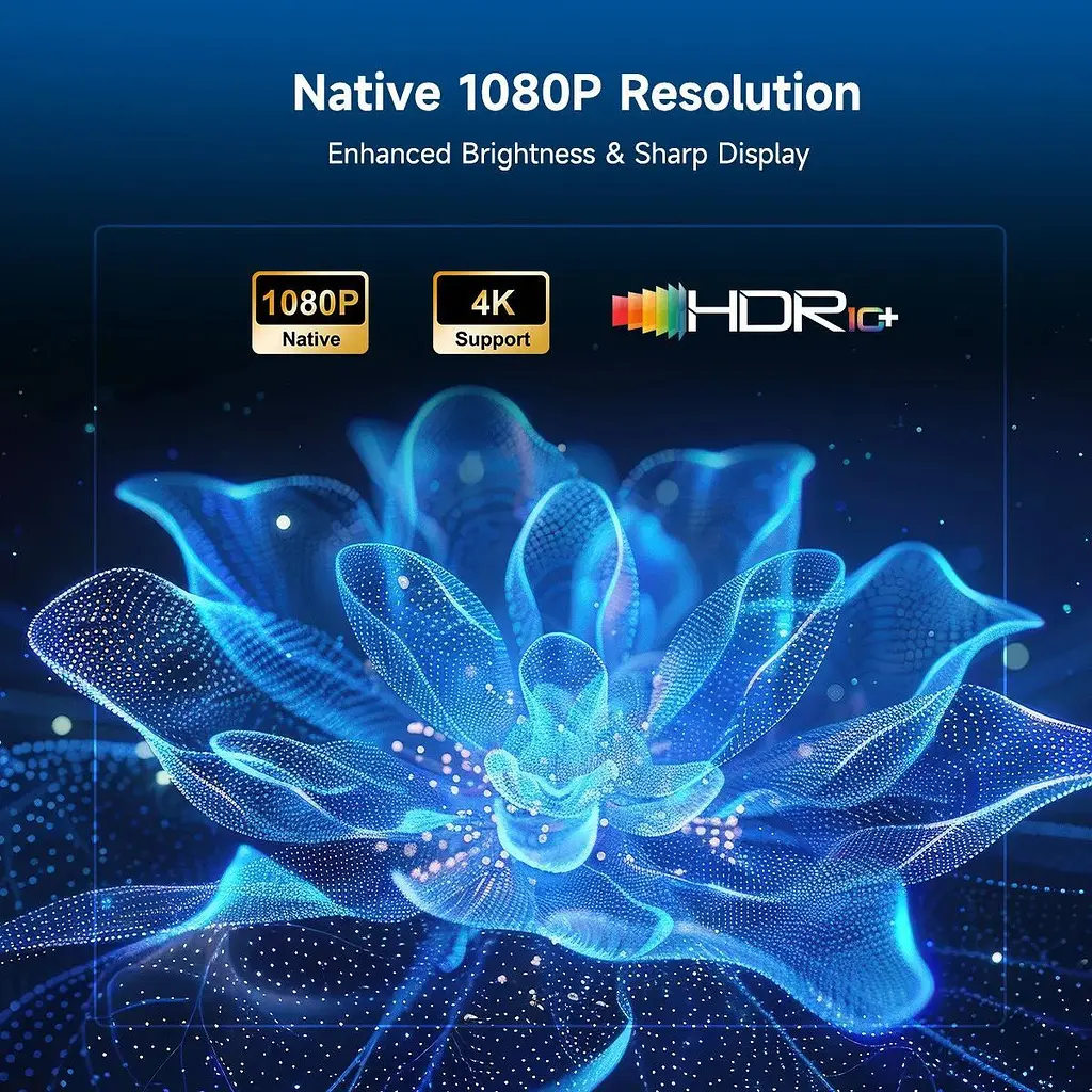 Смарт проектор с автофокусом Magcubic L018 Android 14, chip H726, 8K24fps,1GB/8GB Wi-Fi 2.4G/5G Обновленная версия Кинотеатр White (19028) - фото 9