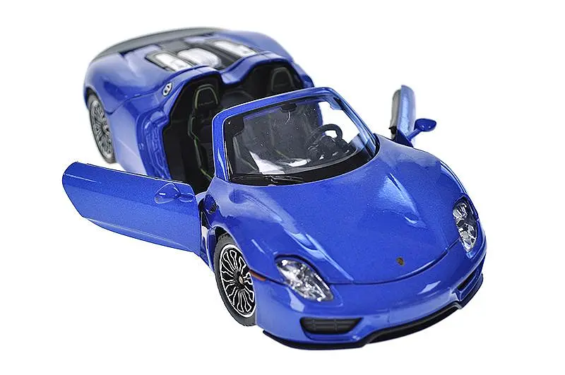 Іграшкова легкова машинка Porsche 918 Spyder 1:24 Автопром світлозвукові ефекти металева 68243A, коробка 25х12, 5х10 см - фото 5