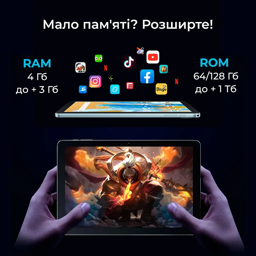Планшет Oscal Pad 70 4/128GB Wi-Fi Meteorite Grey Global EU [89692] - фото 12