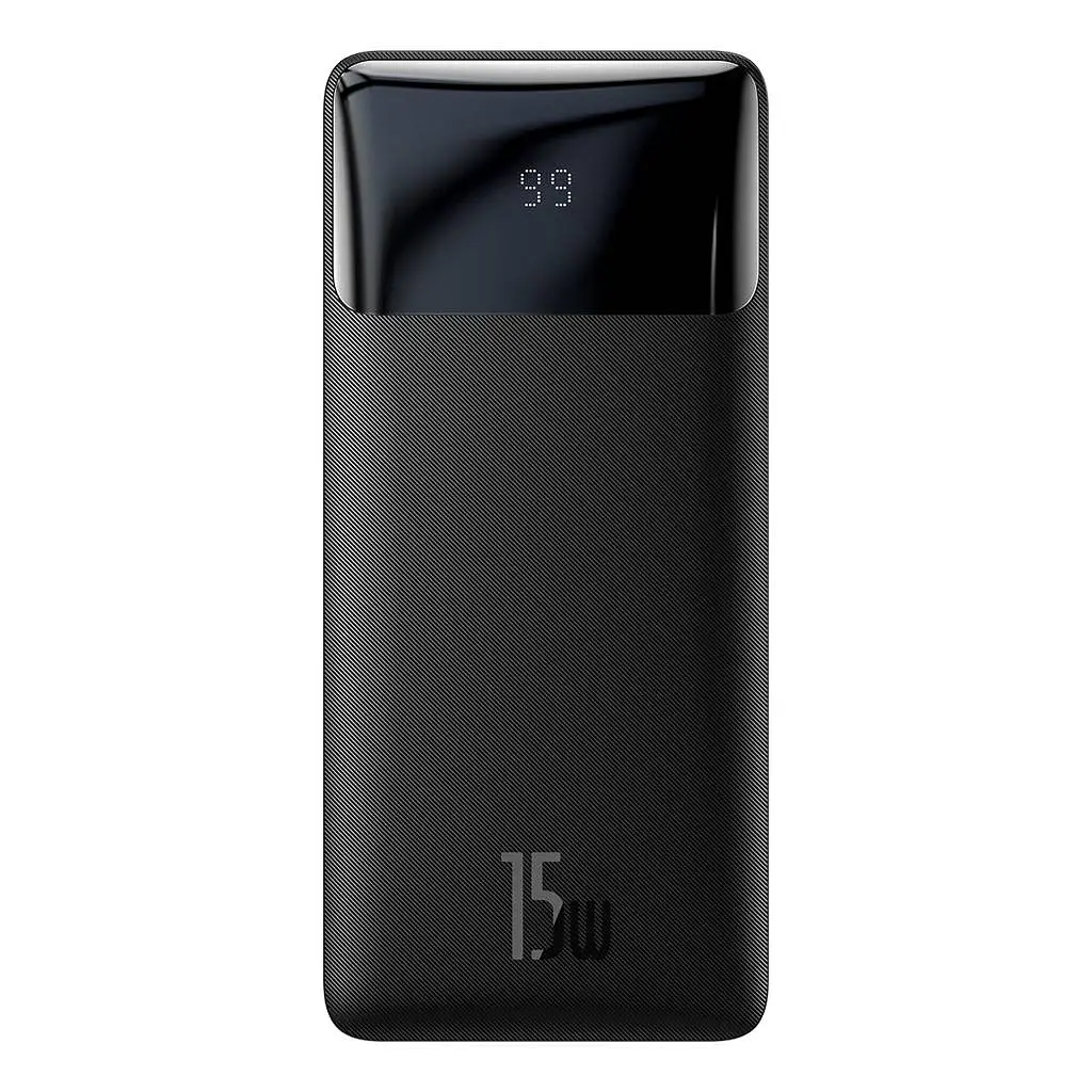 Зовнішній аккумулятор Baseus Bipow Overseas 10000mAh 15W чорний PPBD050001 - фото 2