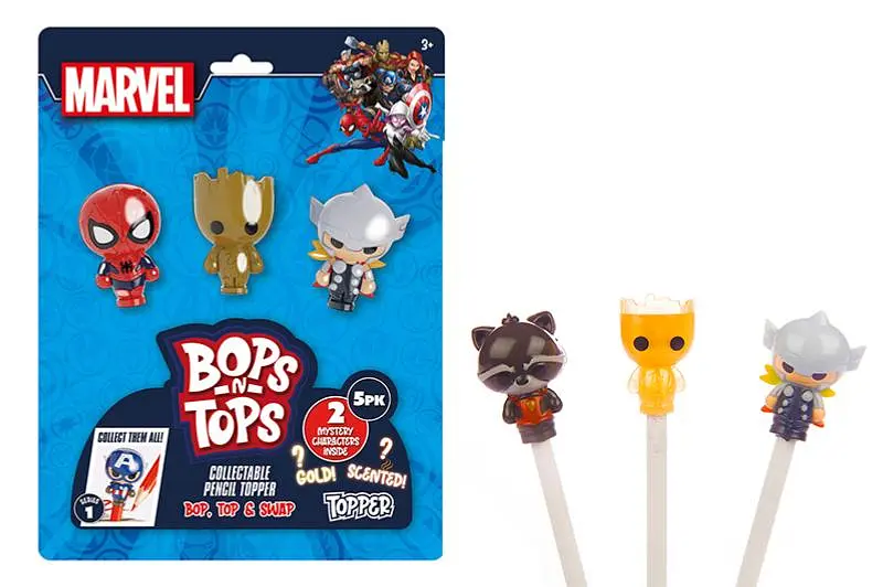 Набір колекційних фігурок-топерів Sambro серії Bop n Tops за всесвітом Marvel (в асортименті)