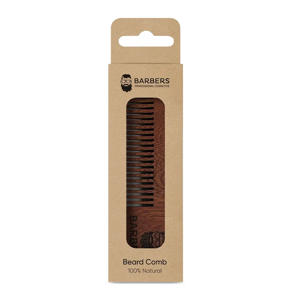 Гребінець для бороди та вус Barbers Beard Comb - фото 2