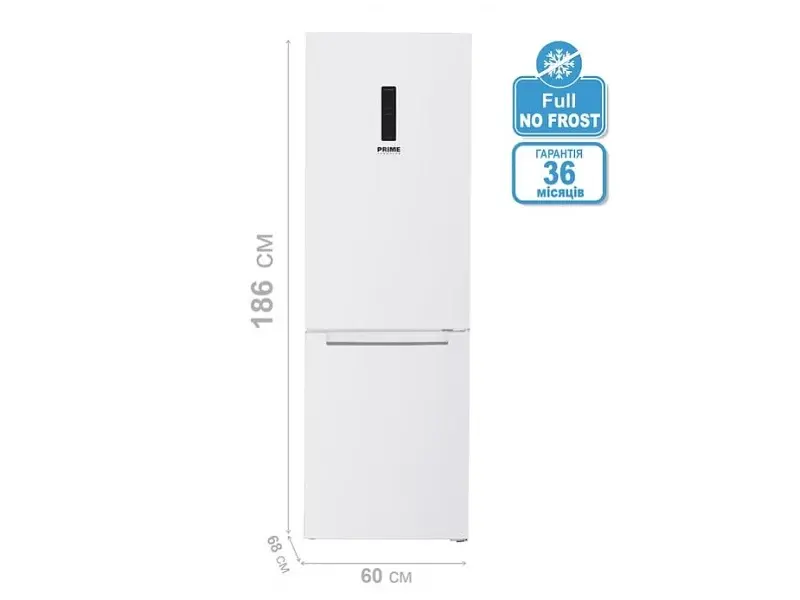 Холодильник з морозильною камерою Prime Technics RFN 1807 EWD - фото 4
