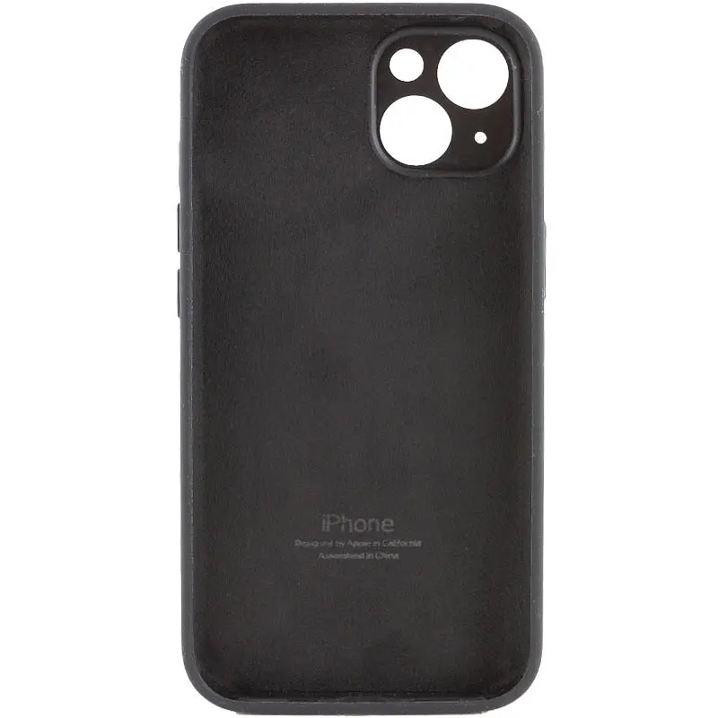 Чохол Silicone Case Full Camera Protective AA для Apple iPhone 13 6.1" Чорний / Black - фото 2