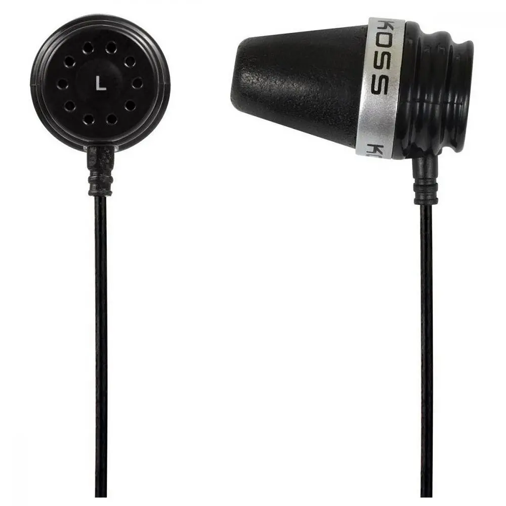 Наушники без микрофона Koss Sparkplug Black - фото 2