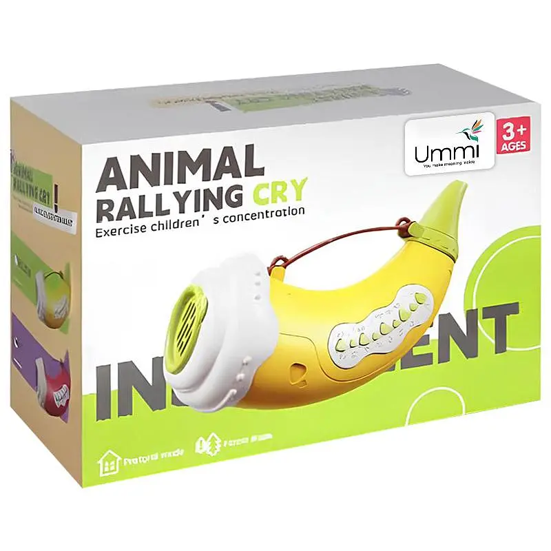 Музыкальная интерактивная игрушка Ummi ME-211 Animal Rallying Cry Yellow - фото 6