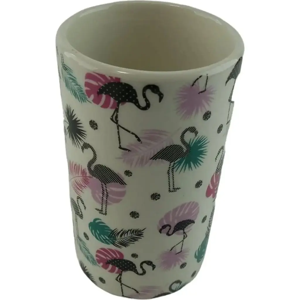 Набір аксесуарів для ванної кімнати No brand Фламінго B керамічний 4 предмети - фото 3