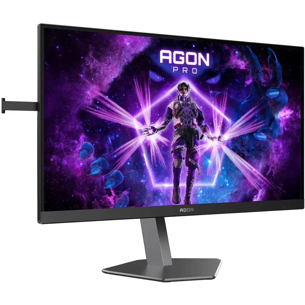TFT 24.1" AOC AG246FK6, Ultra-Fast TN eSports, 610Hz, 2xHDMI, DP, USB-hub, HAS, Pivot, чорно-сірий - фото 2