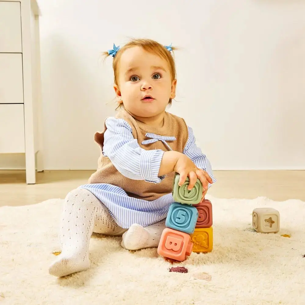 Набір м'яких розвиваючих кубиків Miniland 6 шт. (97316) - фото 2