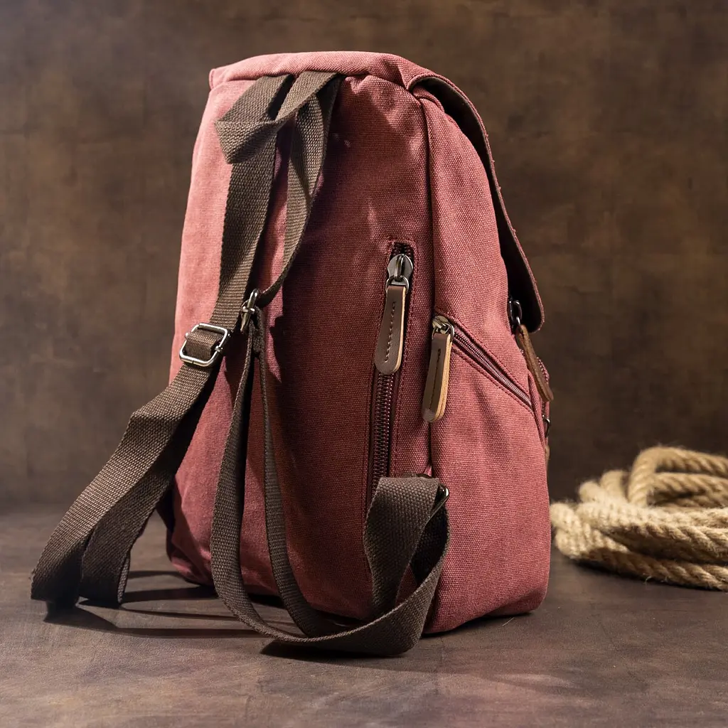 Рюкзак текстильный Vintage 34х25х9,5 см sum0012811 - фото 10