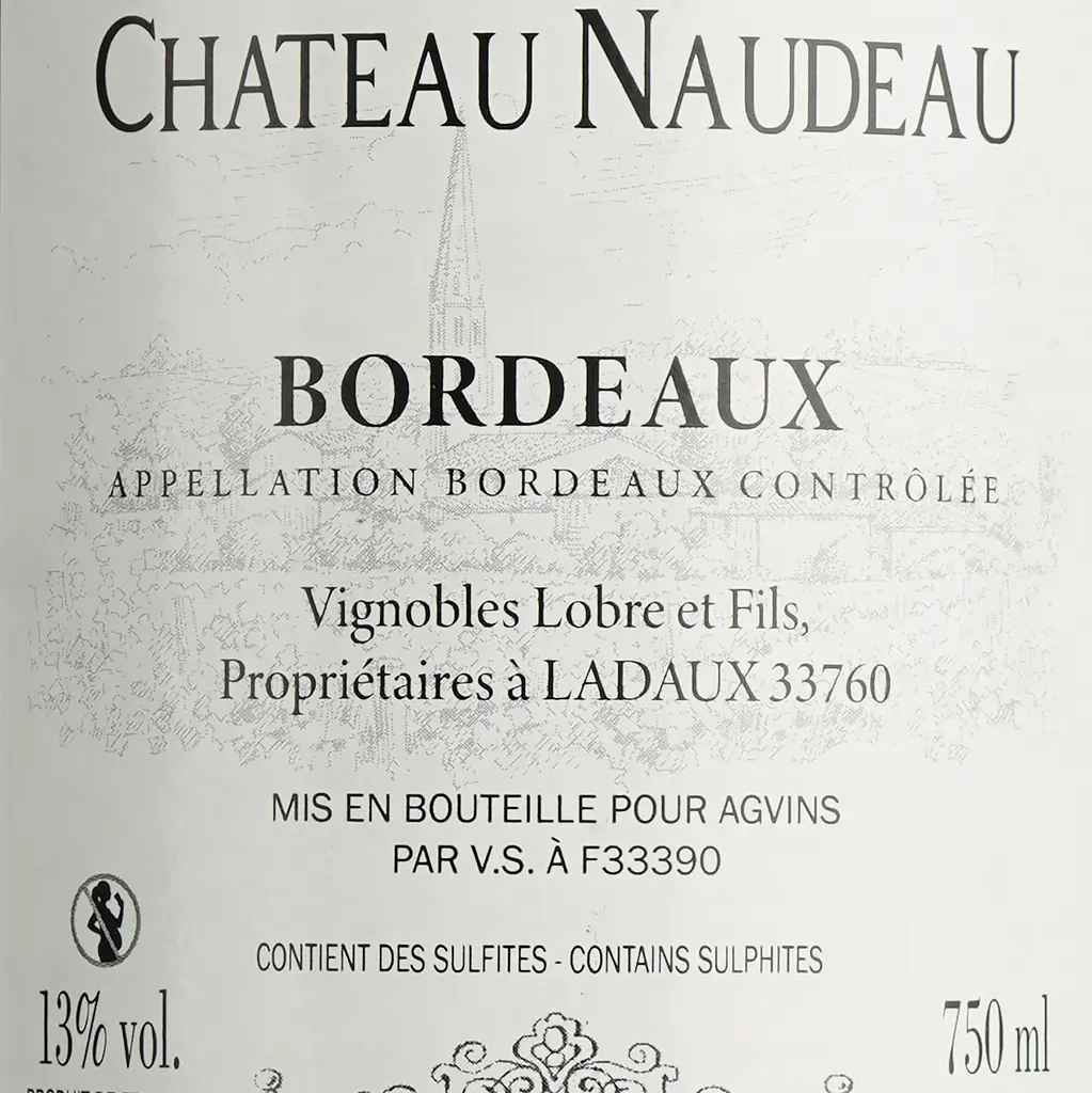 Вино Robert Giraud Chateau Naudeau AOP Bordeaux, красное, сухое, 0,75 л (917809) - фото 6