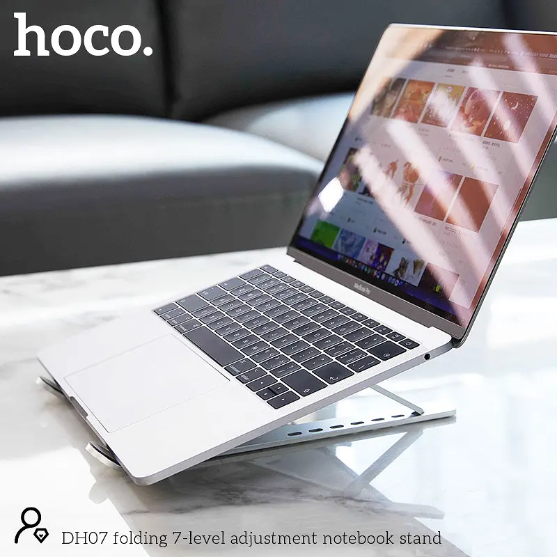 Підставка для ноутбука HOCO DH07 складана 7 положень folding adjustment notebook stand - фото 5